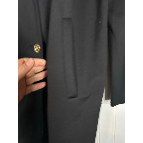 Marc New York Andrew Marc long Blazer Women’s Size Large Black Coat Rayon Blend - Picture 7 of 10